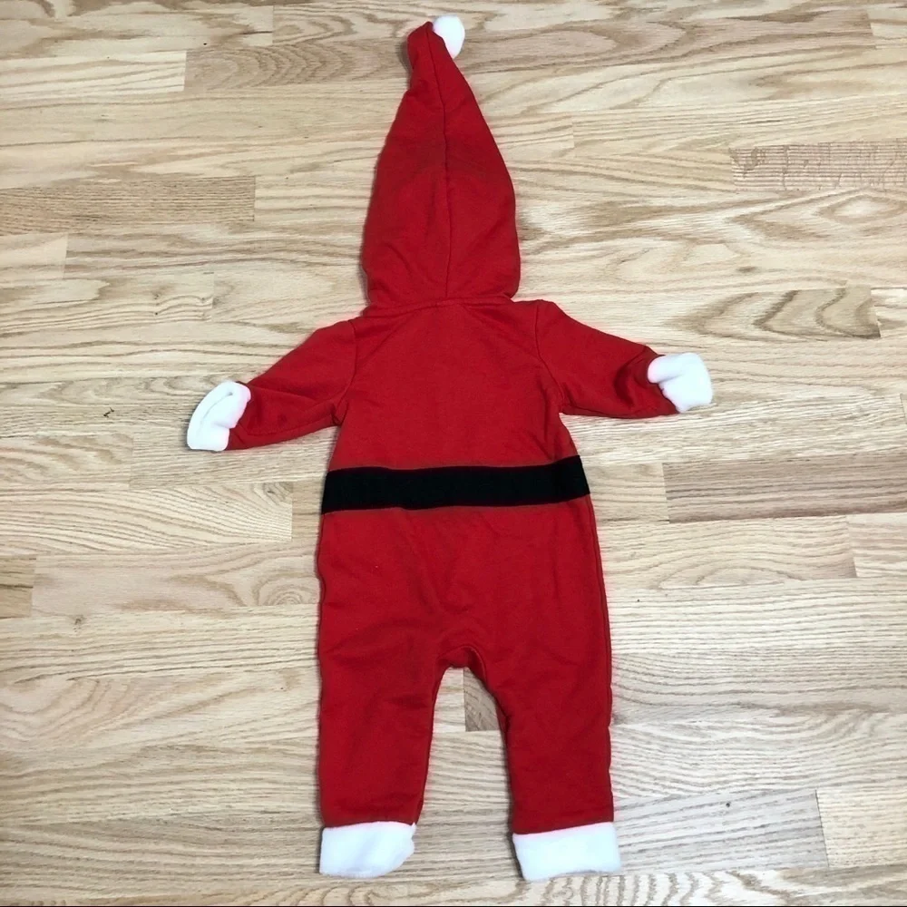 Cat & Jack Santa Onesie Bodysuit 3-6 mos